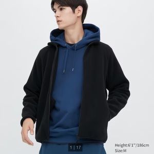Uniqlo Fleece Long-Sleeve Full-Zip Jacket